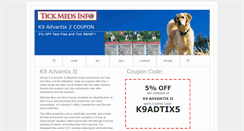 Desktop Screenshot of k9advantix2coupons.com